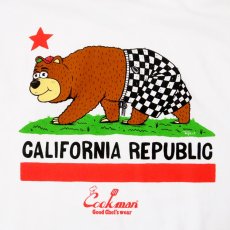 画像4: COOKMAN  Tシャツ TM Paint California bear (White) (4)