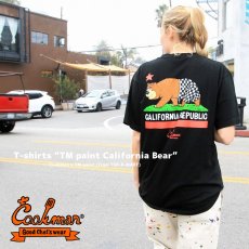 画像6: COOKMAN  Tシャツ TM Paint California bear (Black) (6)