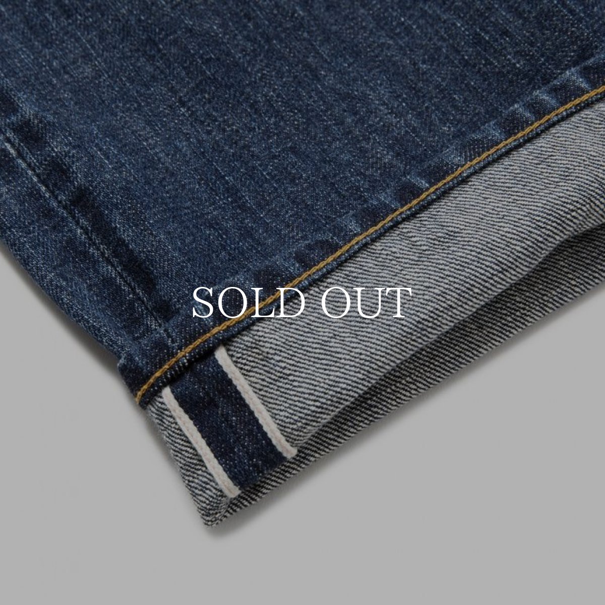 画像8: CALEE  Vintage reproduct tapered used denim pants (Used Indigo Blue) (8)