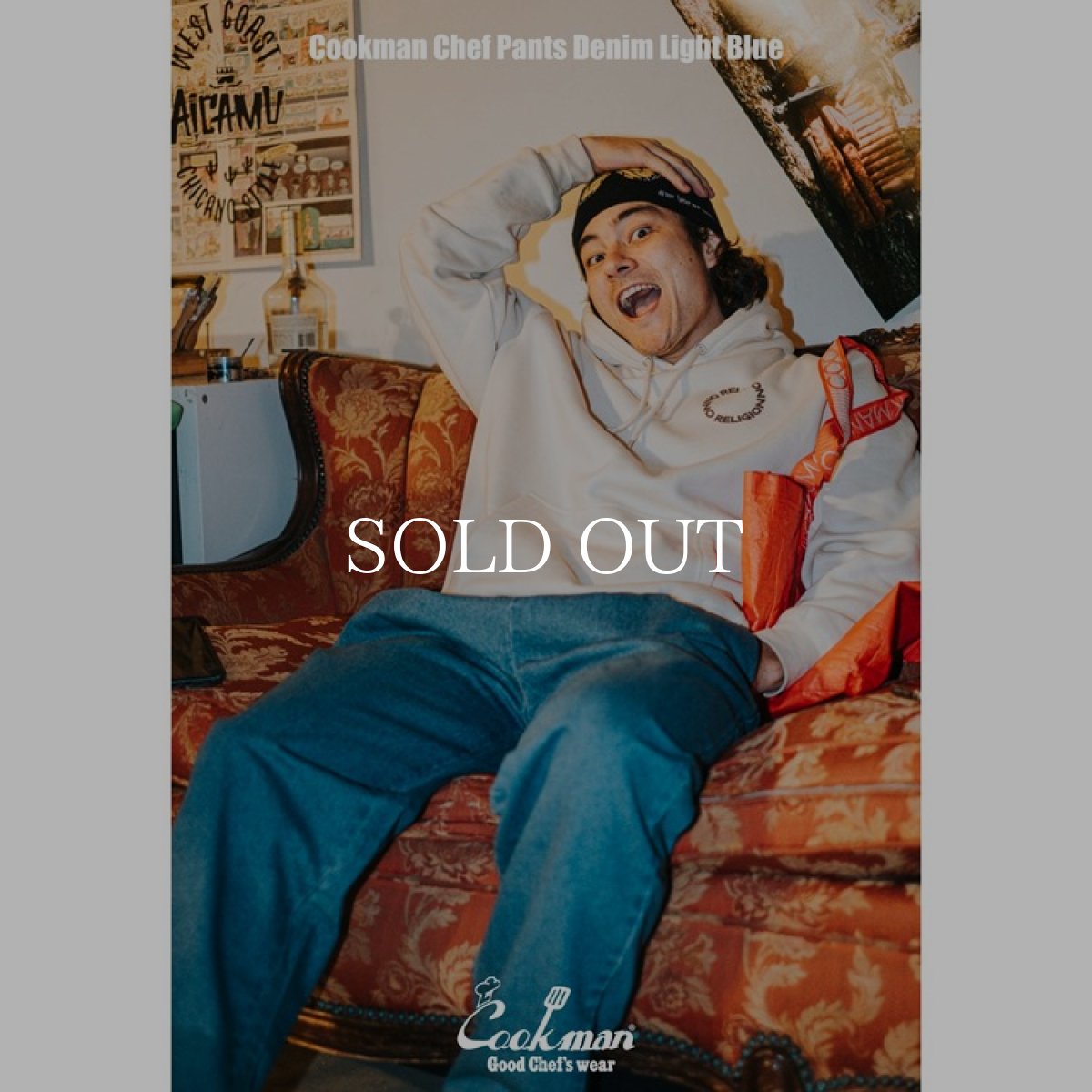 画像16: COOKMAN  Chef Pants Denim Light Blue (Light Blue) (16)