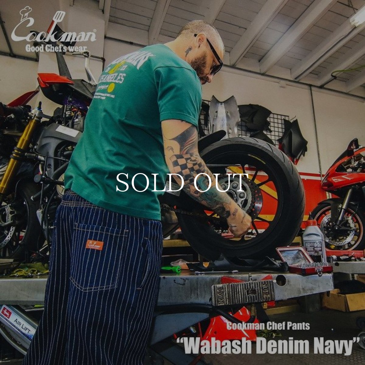 画像17: COOKMAN  Chef Pants Wabash Denim Navy (Navy) (17)