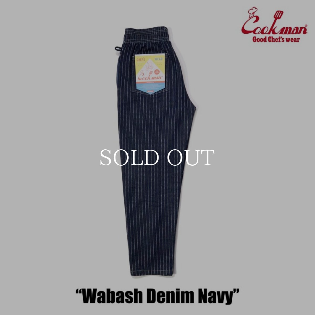 画像2: COOKMAN  Chef Pants Wabash Denim Navy (Navy) (2)