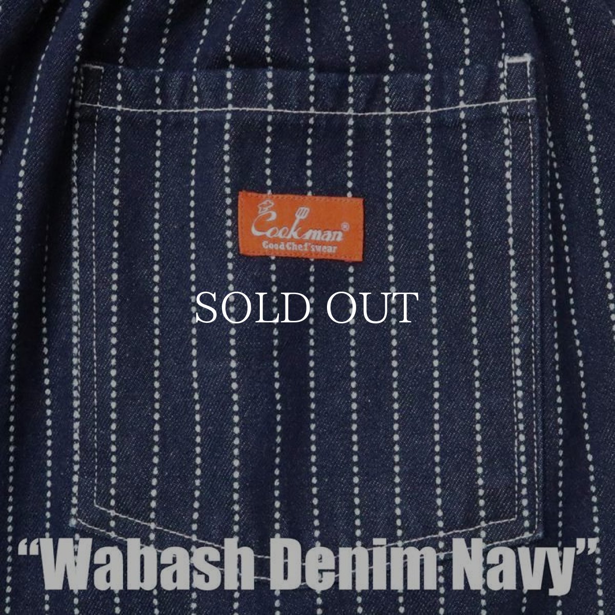 画像8: COOKMAN  Chef Pants Wabash Denim Navy (Navy) (8)