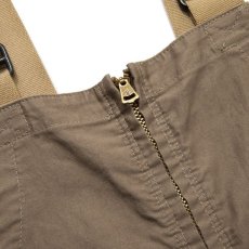 画像4: CALEE  Deck type wide overalls (Khaki) (4)