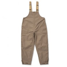 画像1: CALEE  Deck type wide overalls (Khaki) (1)