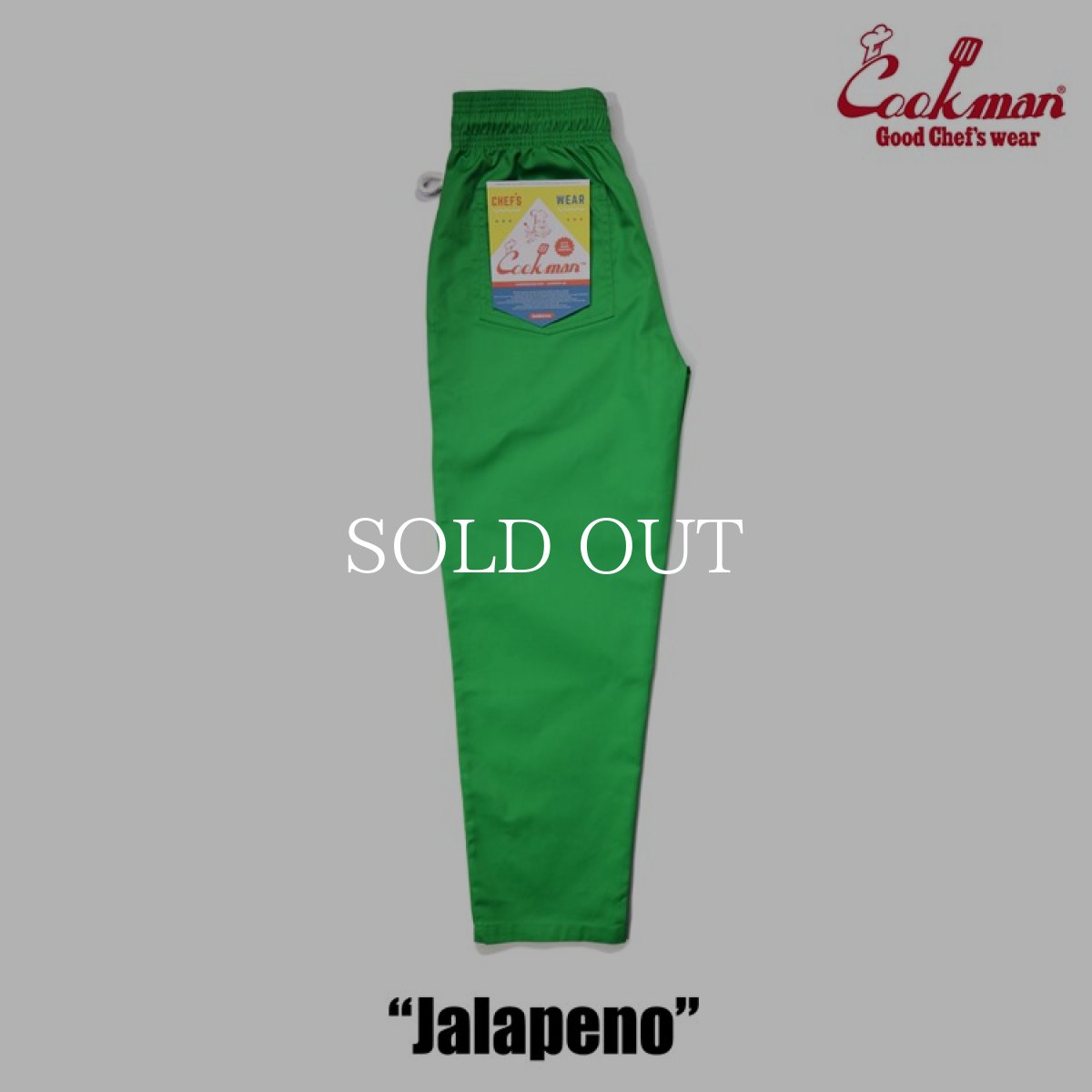 画像2: COOKMAN  シェフパンツ Chef Pants Jalapeno (Green) (2)