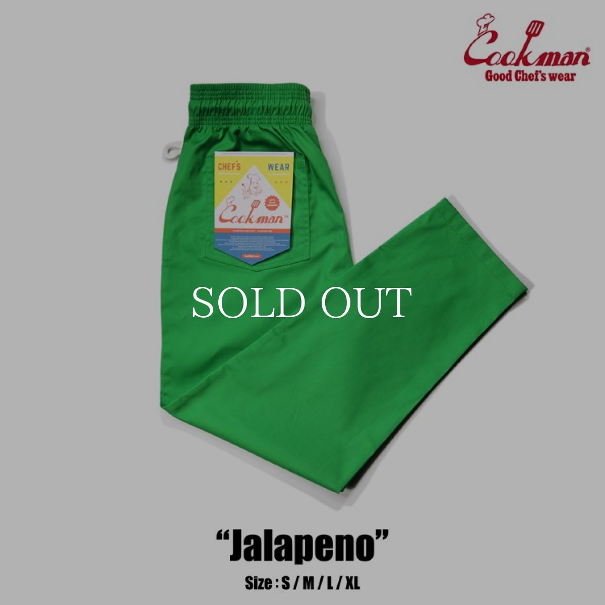 画像1: COOKMAN  シェフパンツ Chef Pants Jalapeno (Green) (1)