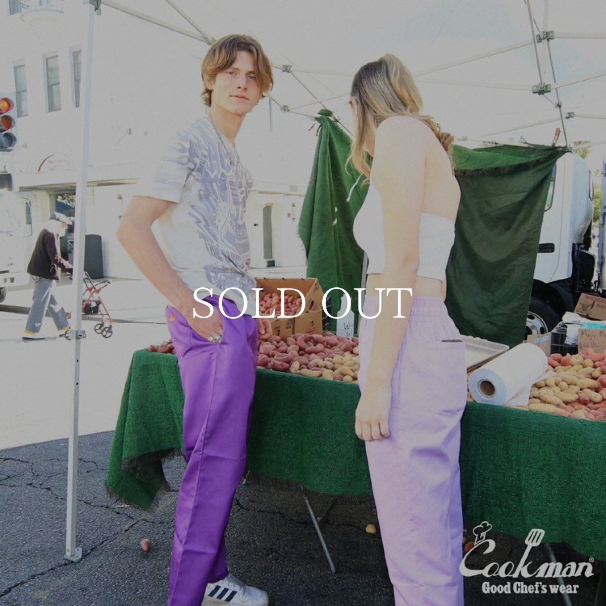 画像10: COOKMAN  シェフパンツ Chef Pants Lavender (Lavender) (10)