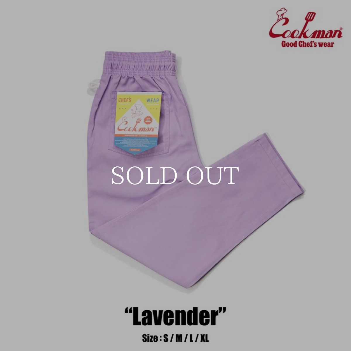画像1: COOKMAN  シェフパンツ Chef Pants Lavender (Lavender) (1)