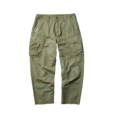 画像1: Liberaiders  REPAIRED RIP STOP PANTS (OLIVE) (1)