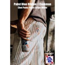 画像11: COOKMAN  シェフパンツ Chef Pants Pabst Stripe White (White) (11)