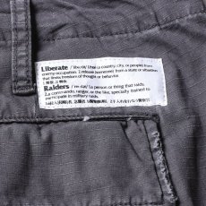 画像6: Liberaiders  REPAIRED RIP STOP PANTS (BLACK) (6)