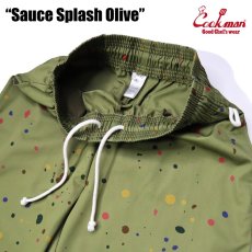画像6: COOKMAN  シェフパンツ Chef Pants Sauce Splash Olive (Olive Green) (6)