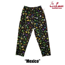 画像3: COOKMAN  シェフパンツ Chef Pants Mexico (Black) (3)