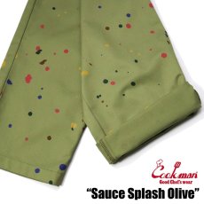 画像8: COOKMAN  シェフパンツ Chef Pants Sauce Splash Olive (Olive Green) (8)