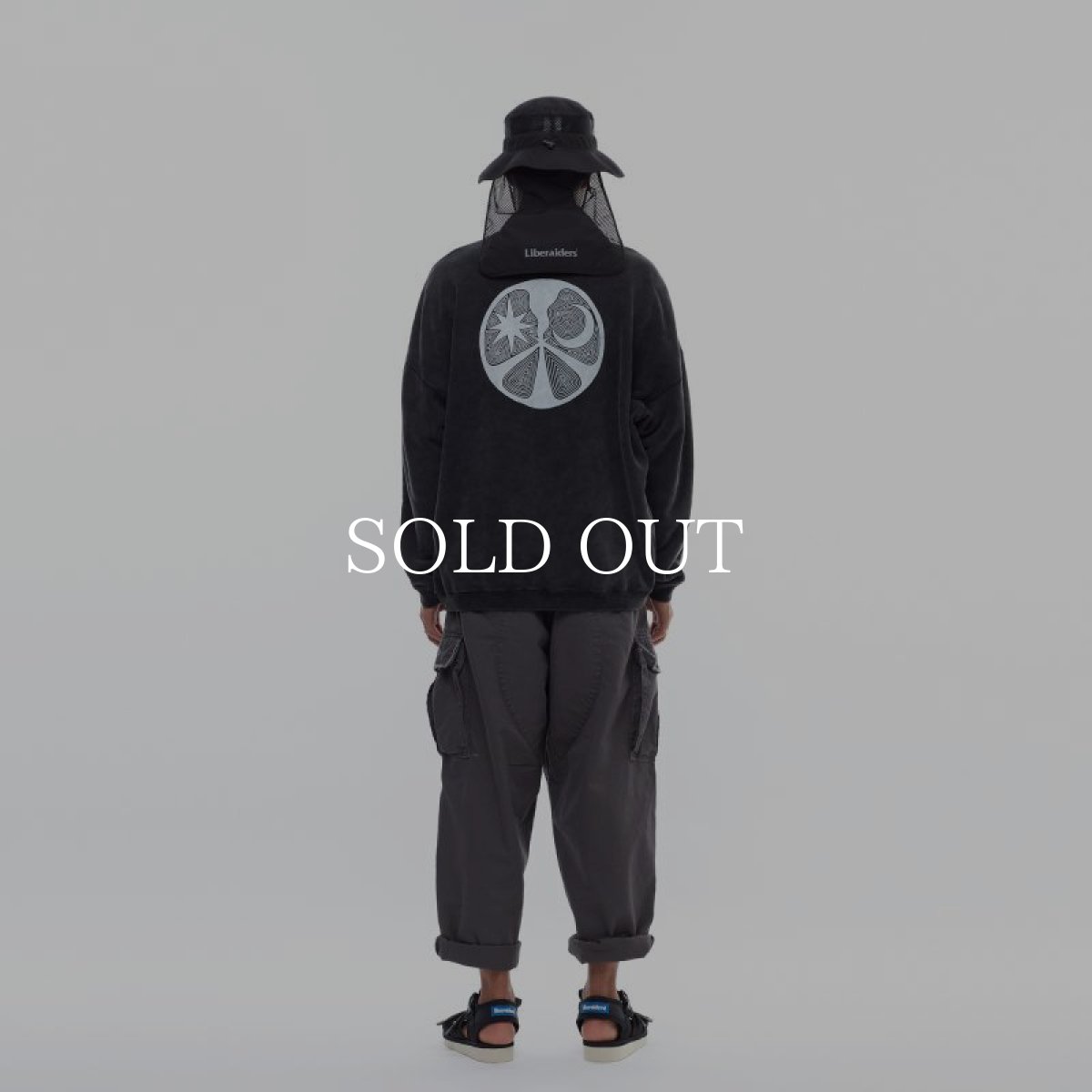 画像14: Liberaiders  REPAIRED RIP STOP PANTS (BLACK) (14)