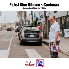 画像6: COOKMAN  Tシャツ Pabst Ribbon Checker (White) (6)