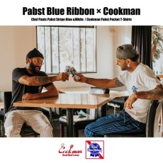 画像14: COOKMAN  シェフパンツ Chef Pants Pabst Stripe Blue (Blue) (14)