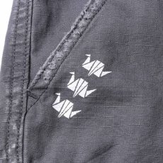 画像3: Liberaiders  REPAIRED RIP STOP PANTS (BLACK) (3)