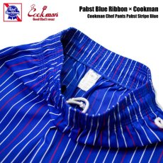 画像5: COOKMAN  シェフパンツ Chef Pants Pabst Stripe Blue (Blue) (5)