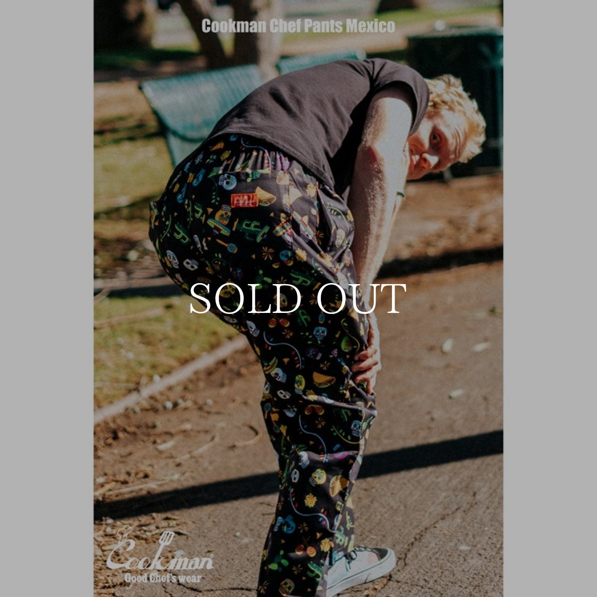画像10: COOKMAN  シェフパンツ Chef Pants Mexico (Black) (10)