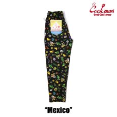 画像2: COOKMAN  シェフパンツ Chef Pants Mexico (Black) (2)