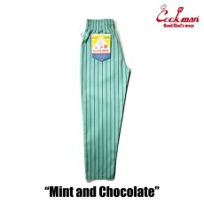 画像2: COOKMAN  シェフパンツ Chef Pants Mint and Chocolate (Pale Blue) (2)