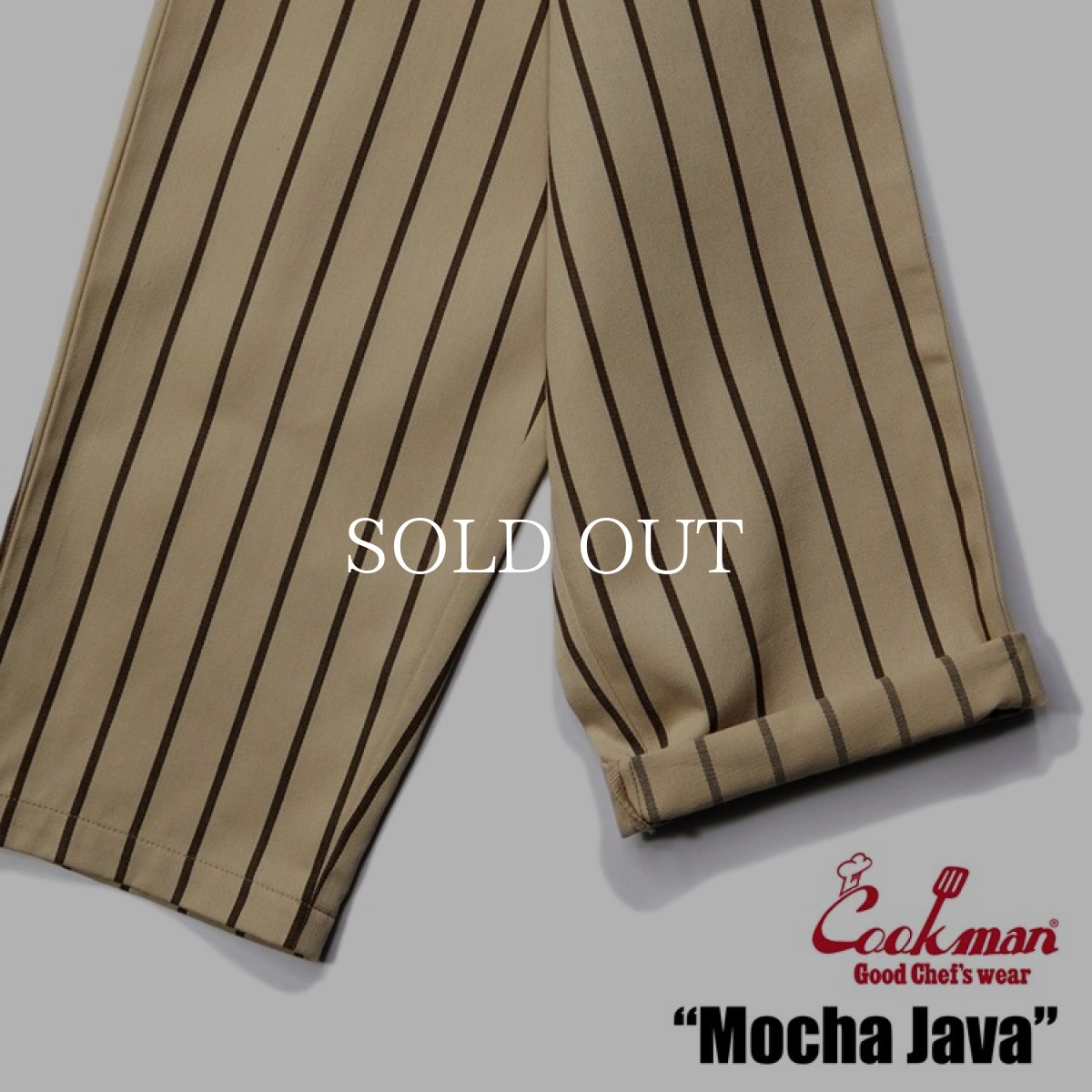 画像9: COOKMAN  シェフパンツ Chef Pants Mocha Java (Beige) (9)