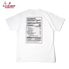 画像2: COOKMAN  Tシャツ Nutrition Facts (White) (2)