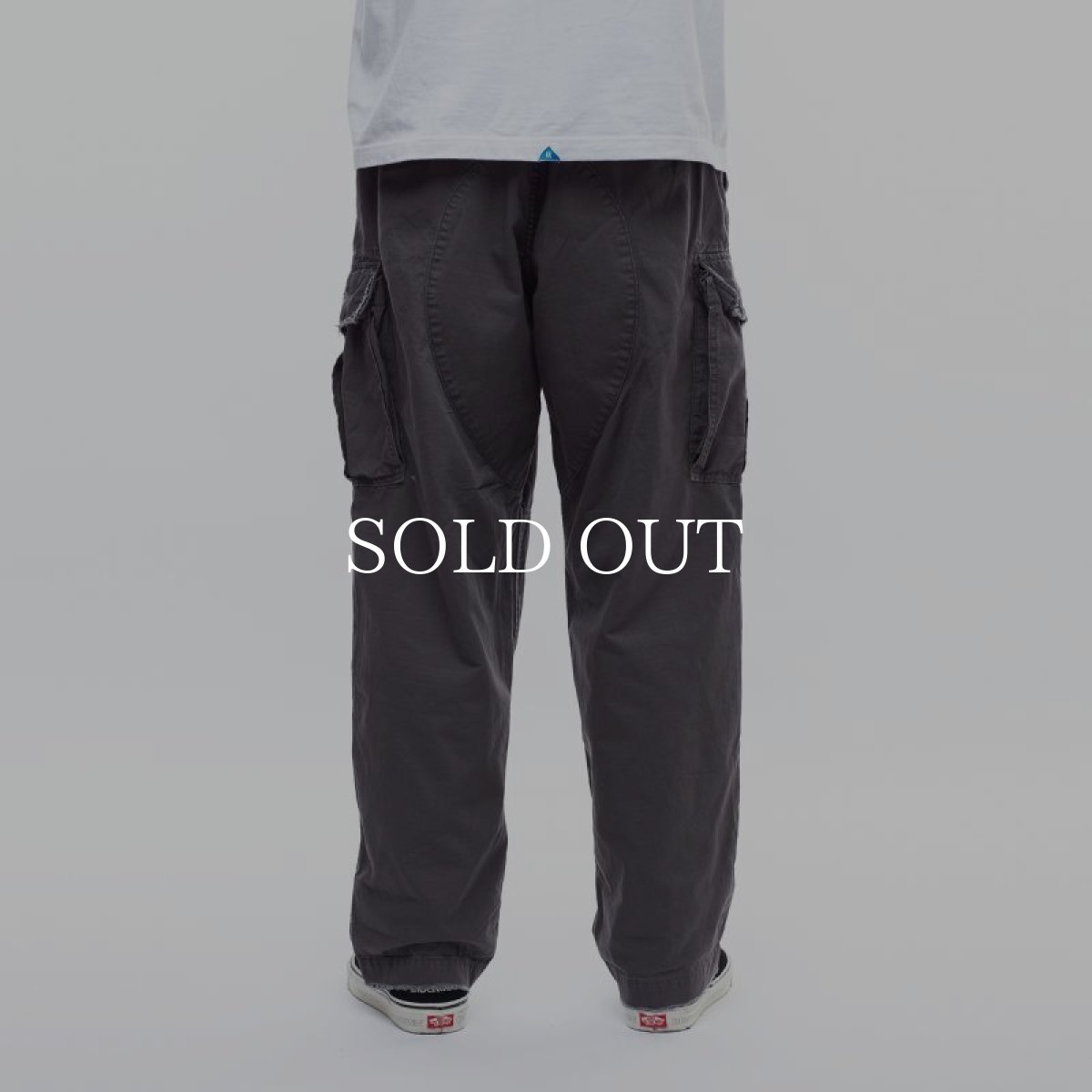 画像10: Liberaiders  REPAIRED RIP STOP PANTS (BLACK) (10)