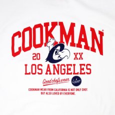 画像3: COOKMAN  Tシャツ College Logo (White) (3)