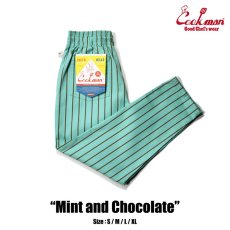 画像1: COOKMAN  シェフパンツ Chef Pants Mint and Chocolate (Pale Blue) (1)