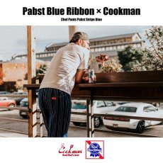 画像15: COOKMAN  シェフパンツ Chef Pants Pabst Stripe Blue (Blue) (15)