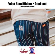 画像16: COOKMAN  シェフパンツ Chef Pants Pabst Stripe Blue (Blue) (16)