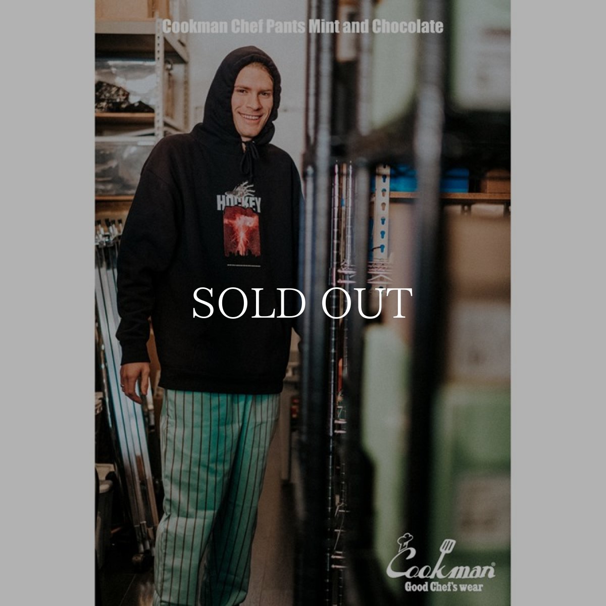 画像12: COOKMAN  シェフパンツ Chef Pants Mint and Chocolate (Pale Blue) (12)