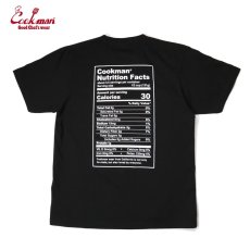 画像3: COOKMAN  Tシャツ Nutrition Facts (Black) (3)