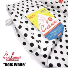 画像4: COOKMAN  シェフパンツ Chef Pants Short Dots White (White) (4)