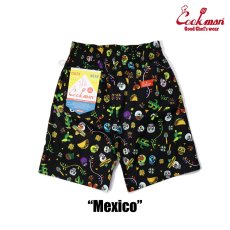 画像3: COOKMAN  シェフパンツ Chef Pants Short Mexico (Black) (3)