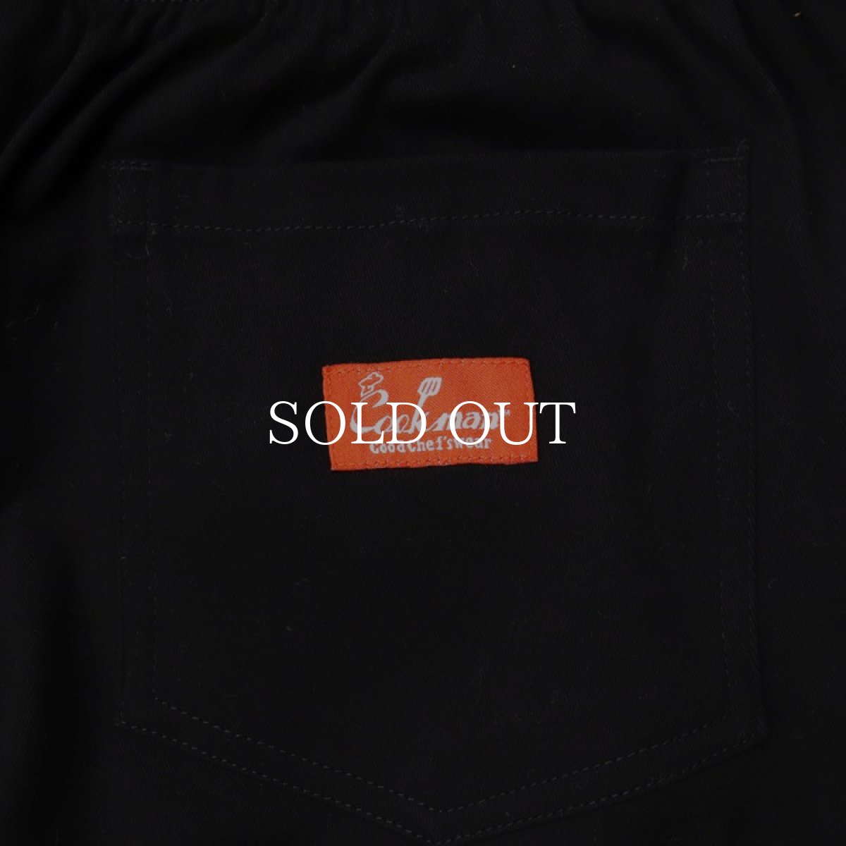 画像6: COOKMAN  ウェイターズパンツ Waiter's Pants Short Black (Black) (6)