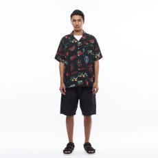 画像7: Liberaiders  CAMP FUJI RAYON SHIRT (BLACK) (7)