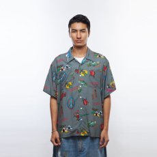 画像6: Liberaiders  CAMP FUJI RAYON SHIRT (GRAY) (6)