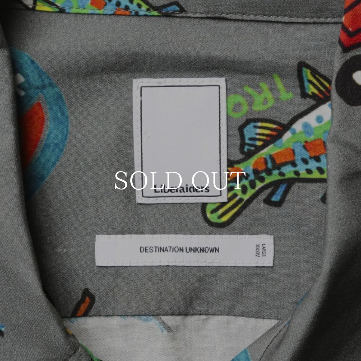 画像5: Liberaiders  CAMP FUJI RAYON SHIRT (GRAY) (5)