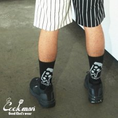 画像9: COOKMAN  ソックス Rib Crew Socks Reflector Black (Black) (9)