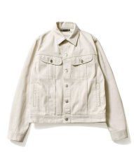 画像1: MINEDENIM  V.Pique Trucker JKT (OWH) (1)