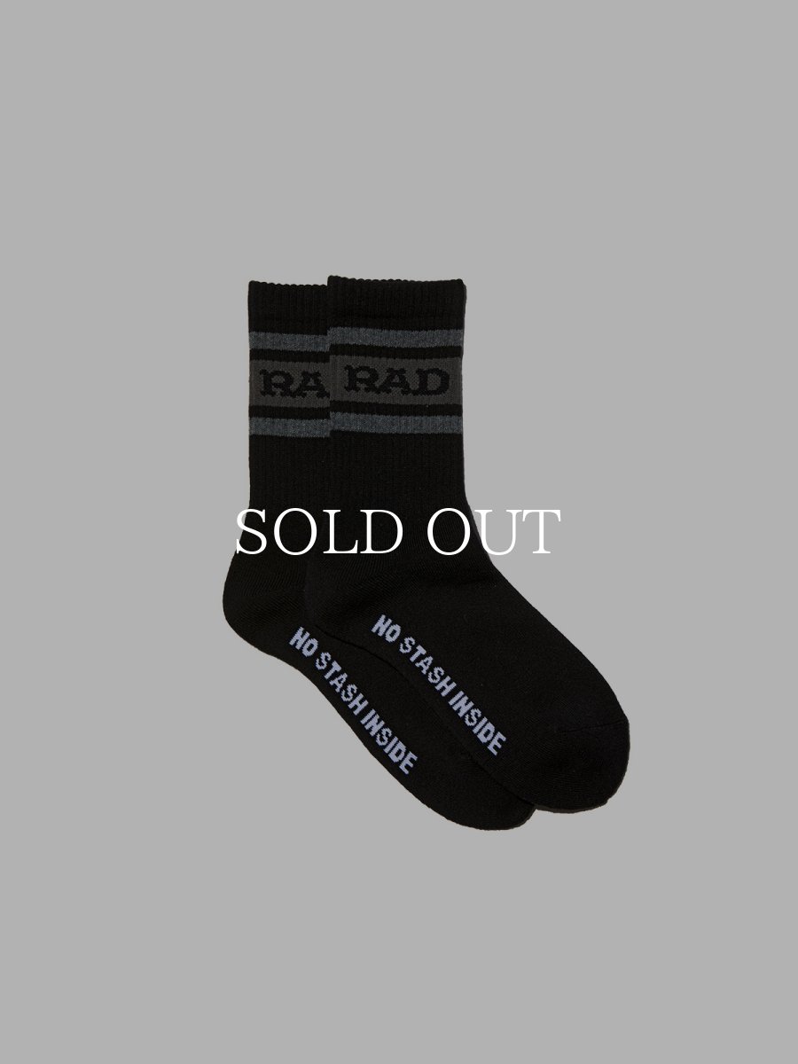 画像1: RADIALL  MID KICK - 1PAC SOX MID (Black) (1)