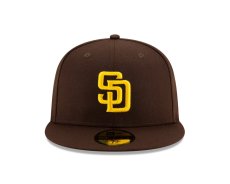 画像2: NEW ERA  59FIFTY MLBオンフィールド サンディエゴ・パドレス ゲーム (バーントウッド/マニラ) (2)