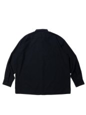 画像2: COOTIE   T/C Panama Work L/S Shirt (Black) (2)