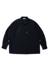 画像1: COOTIE   T/C Panama Work L/S Shirt (Black) (1)