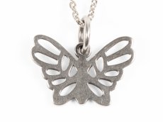 画像2: STANDARD CALIFORNIA  SD Made in USA Butterfly Necklace (Silver) (2)