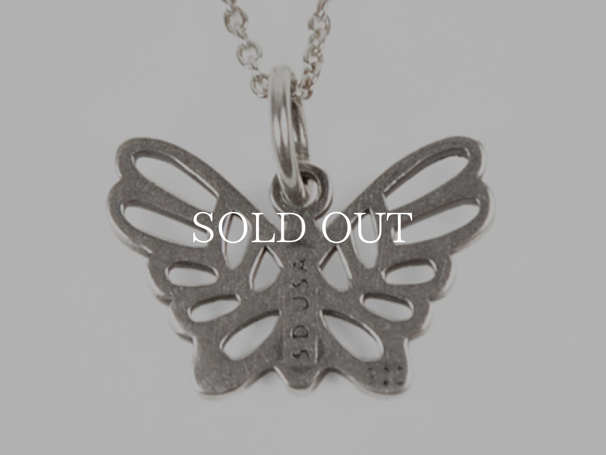 画像3: STANDARD CALIFORNIA  SD Made in USA Butterfly Necklace (Silver) (3)